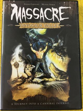 Massacre In Dinosaur Valley Dvd,  2004 - Rare Horror