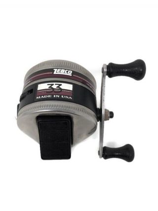 Vintage Zebco 33 Spin Casting Freshwater Fishing Reel Metal Made In U.  S.  A.  1997
