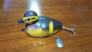 Vintage Cree Duck Fishing Lure Small Sized