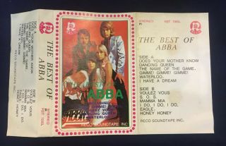 Rare The Best Pf ABBA Album Malaysia Press Cassette Unique Cover Not Lp Reco 3