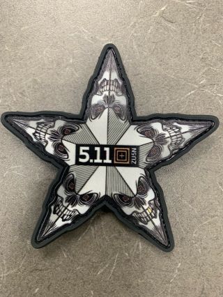 5.  11 Tactical Death Star Promo Skull International Rare Patch Police Military