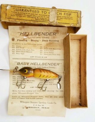 Vintage Rare Box Whopper Stopper Hellbender 2