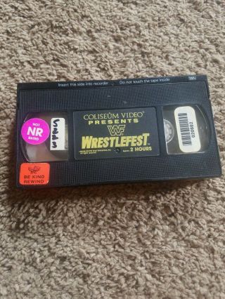 Wwf Wrestlefest 1988 88 Vhs Coliseum Video Rare Wrestling Wwe Wcw