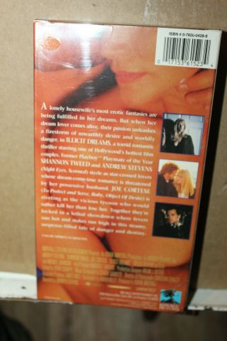 Vintage VHS 1995 Illicit Dreams Andrew Stevens Shannon Tweed Erotic Rare 2