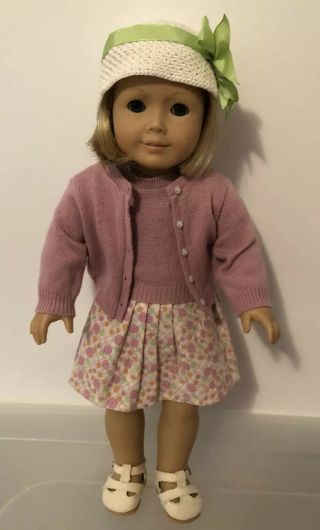 American Girl Doll KIT KITTREDGE in Meet Outfit Plus Christmas outfit - Vintage 2