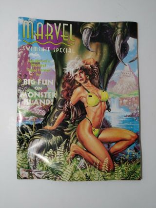 Marvel Swimsuit Special Vol.  1 2 By Stan Lee 1993 Cover Joe Jusko Rare