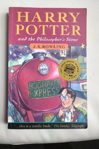 Harry Potter And The Philosopher’s Stone Pb Book Rare First Edition 30th Print