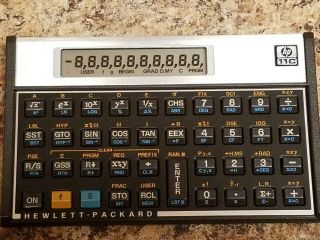 Hp - 11c Rare Programmable Vintage Calculator Perfectly Exc Cond.