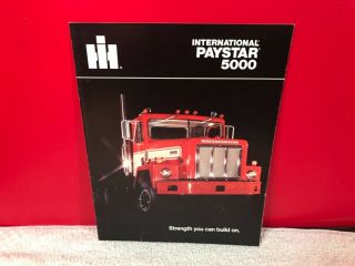 Rare 1960s International Harvester 5000 Paystar Advertising Truck Brochure