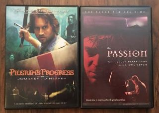 Pilgrims Progress Journey To Heaven/the Passion/doug Barry/rare/christian/films