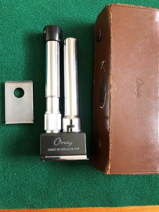Extremely Rare Vintage Omag Swiss Made Pocket Microscope - 2
