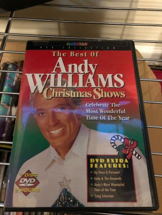The Best Of Andy Williams Christmas Shows (dvd,  2001) Rare Oop Vg,