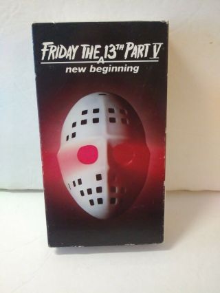 Friday The 13th - Part 5: A Beginning (vhs,  1994) Rare Horror Vg
