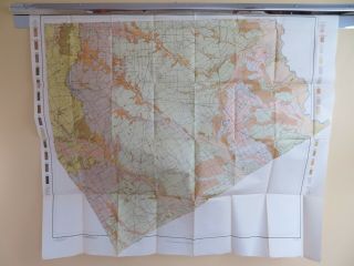 1910 Antique Color Map Ellis County Texas Palmer Ennis Ozro Telico 42 X 35 0434