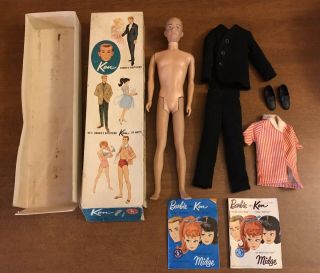Vintage Barbie Ken Doll.  Stock No.  750 W Box
