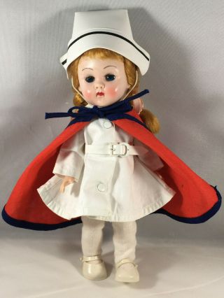 Vintage Nurse Outfit (dress,  Cape,  Hat) Fits Ginny W - Socks & Shoes (no Doll)