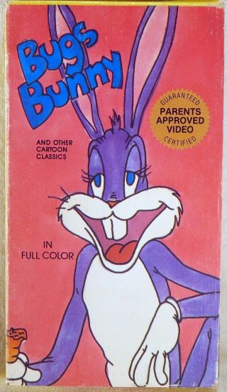 Rare Vhs 1986 Bugs Bunny Cartoon Classics Vol.  1 Four Cartoons Pa - 2502