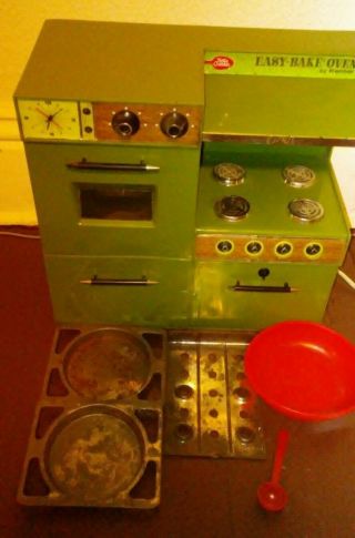 Easy Bake Oven Betty Crocker Kenner Vintage Rare Avocado Green