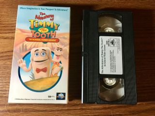 The Adventures Of Timmy The Tooth " In - School Video Lesson " Vhs Rare
