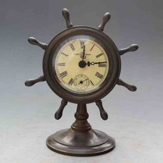 Antique The Copper Pendulum Rudder Modelling Mechanical Watch Antique