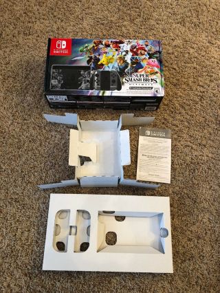 Empty Box & Inserts Only For Rare Smash Bros.  Ultimate Nintendo Switch 