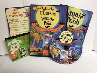 Rare Disney Winnie The Pooh Halloween Dvd Frankenpooh / Spookable Pooh Authentic