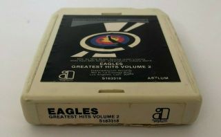 Eagles Greatest Hits Volume 2 Rare S163318 Asylum Records 8 Track Cartridge Tape 2