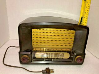 Vintage GE General Electric Bakelite Tube Radio Antique Retro Model 115 REPAIR 2