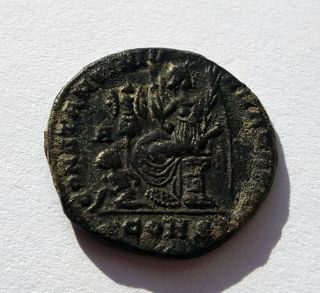 328 A.  D.  Constantine I The Great Æ Ancient Roman Empire Antique Coin.