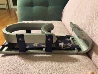American Girl Doll Toboggan Sled For Bitty Baby Twins - Retired Rare