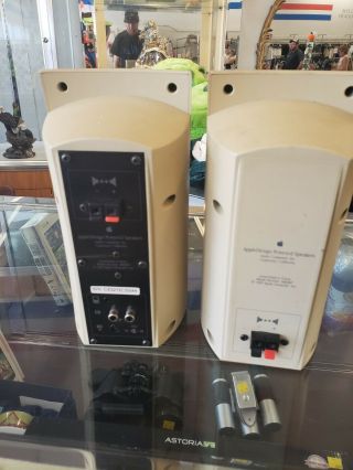 Vintage Apple Design Powered M6082 Computer Speakers 1993 ULTRA RARE 2