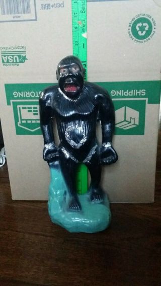 Vintage King Kong 14” Chalkware Carnival Prize Chalk Ware Rare
