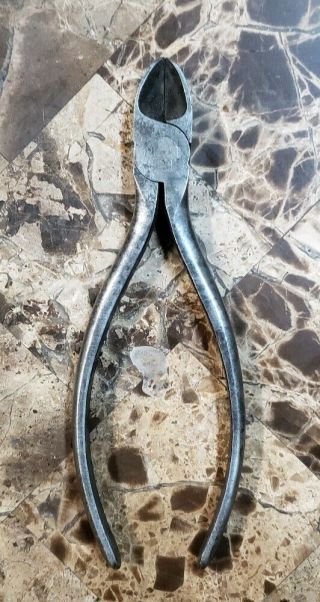 Rare Vintage Klein & Sons Cutting Pliers Dykes Cutters Chicago Usa