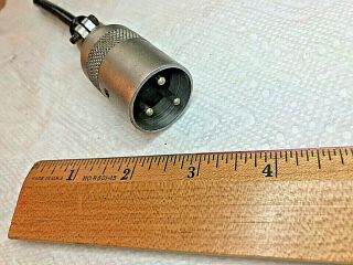 Rare Vintage Cannon P3 - Cg - 12s 3 Pin Connector - Microphone/audio