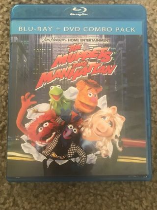 The Muppets Take Manhattan (blu - Ray/dvd,  2011,  2 - Disc Set) Oop Rare