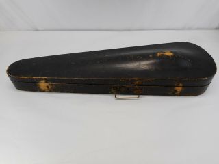 Antique 4/4 Gsb Wood Violin Case Only For Restore