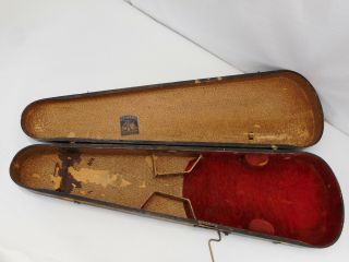 Antique 4/4 GSB Wood Violin Case Only For Restore 2