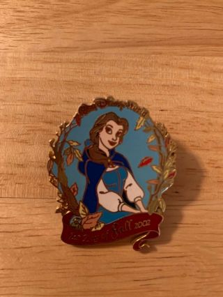 Disney Belle Beauty And The Beast Wdw 1st Day Of Fall Pin - Rare