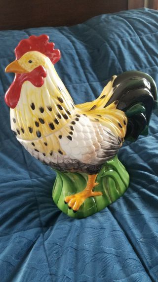 Rare Treasure Craft Rooster Cookie Jar In The Usa