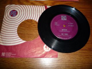 The Kinks.  Apeman / Rats.  Rare 7 " Pye Records Nz Pressing