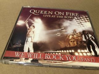 Queen We Will Rock You Live At The Bowl Rare Japan Promo Cd