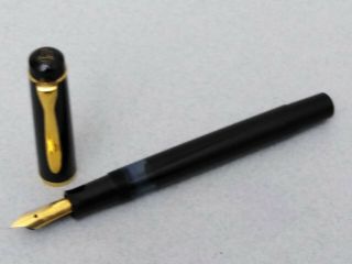 PELIKAN M150 Black Old Style Fountain Pen W Germany EF GP Nib Vintage Very Rare 3