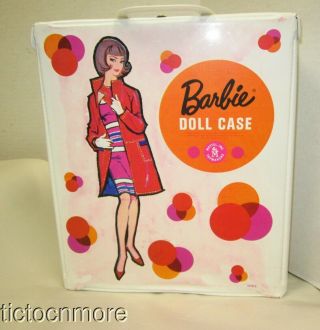 Vintage Barbie Mod Era Fashion Shiner Outfit Doll Case -
