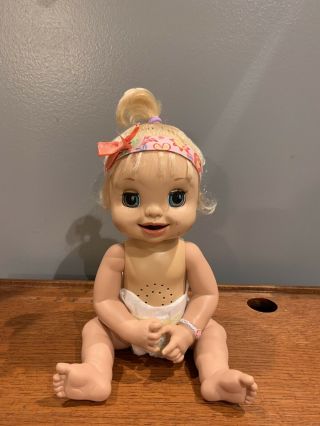 Hasbro 2007 Baby Alive Learns To Potty Doll Soft Face Rare
