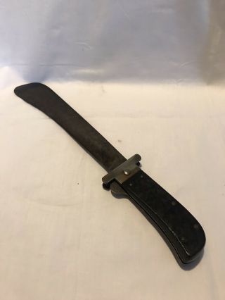 Vintage/antique - Cattaraugus - Usa Machete Knife - Ww2 Us - Pilot Paratroopers - Rare
