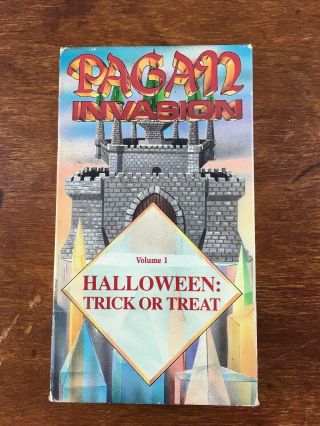 Halloween Christian Documentary Trick Or Treat Vhs Pagan Invasion Rare Oop