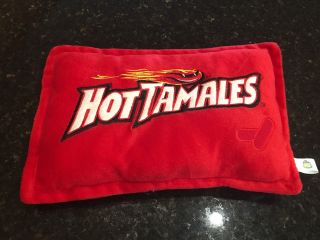 Rare Red Hot Tamales Plush Pillow Travel Display Good Stuff 12 " Euc