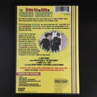 Green Hornet The 1974 Movie Classic (DVD,  2000) RARE Bruce Lee 2