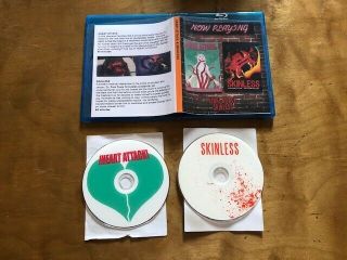 Heart Attack & Skinless Blu Ray Dustin Mills Film 2 Disc Very Rare Oop