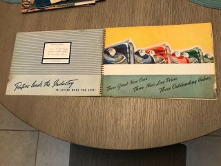 RARE VINTAGE 1939 PONTIAC DEALER COUNTER BROCHURE WITH PAINT UPHOLSTERY SAMPLES 3